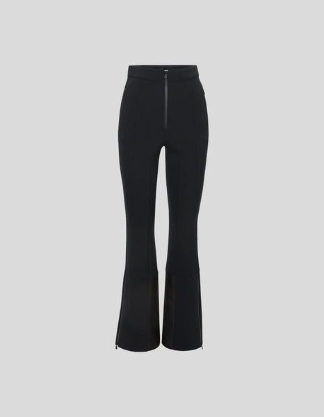 Anara Fashion Women's Solid Bell Bottoms Black Trousers & Pants