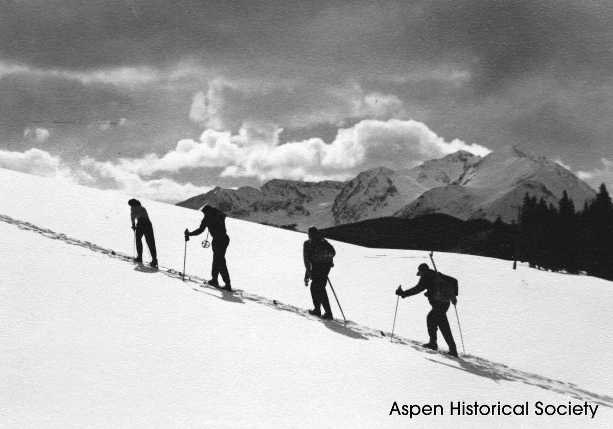 Four Skiers on a Mountain