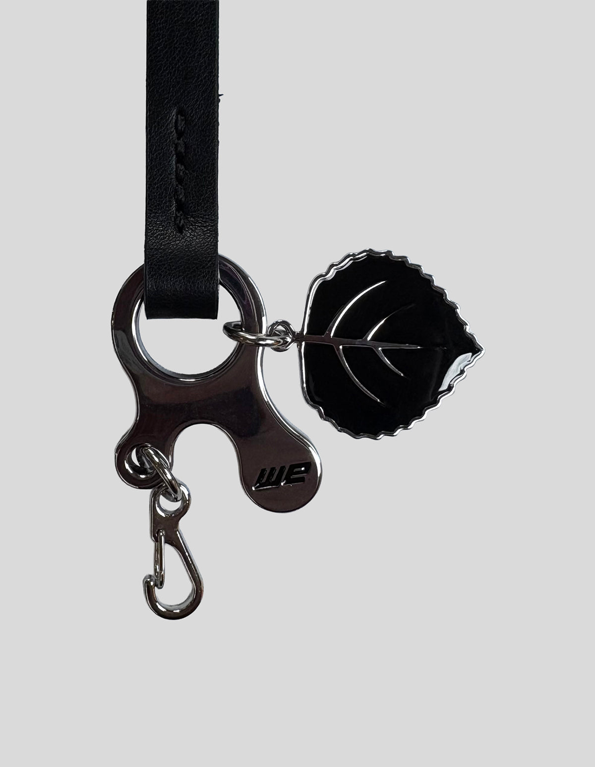 Aspen Leaf Leather Key Lanyard Ski Jewelry