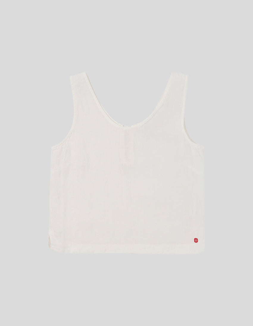 AMUNDSEN SAFARI LINEN TOP