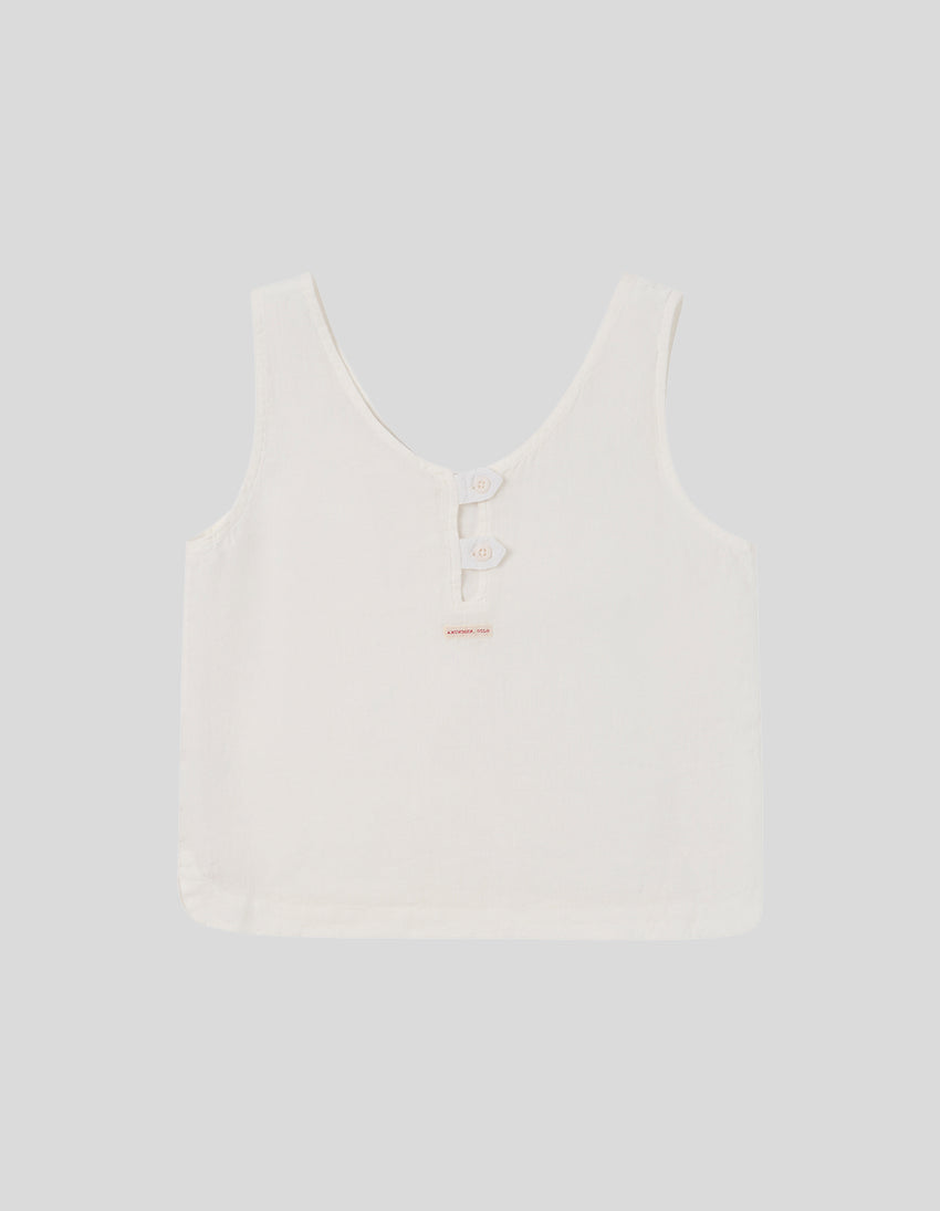 AMUNDSEN SAFARI LINEN TOP