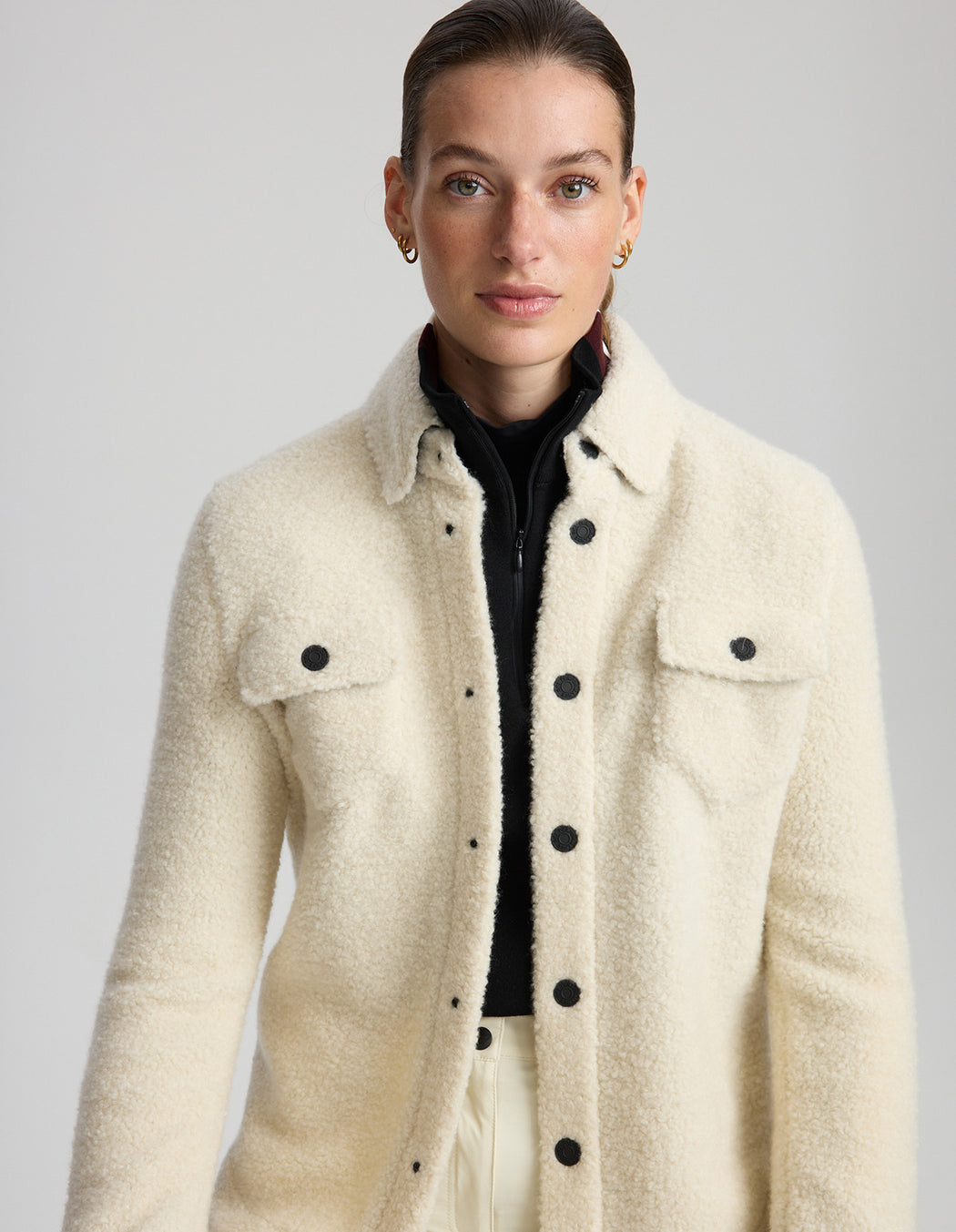 Performance Ski Cashmere Button Shirt