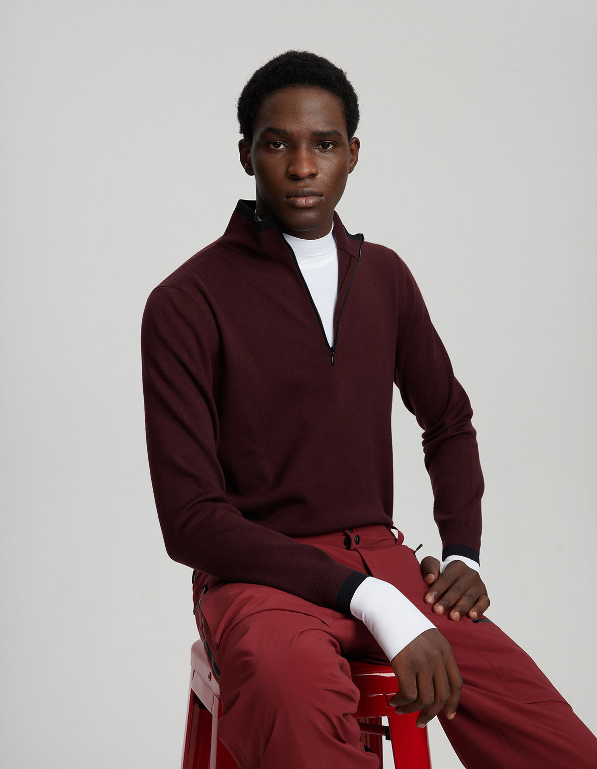 {Models are 6'2", 170 - 175 lbs, wearing size Medium}