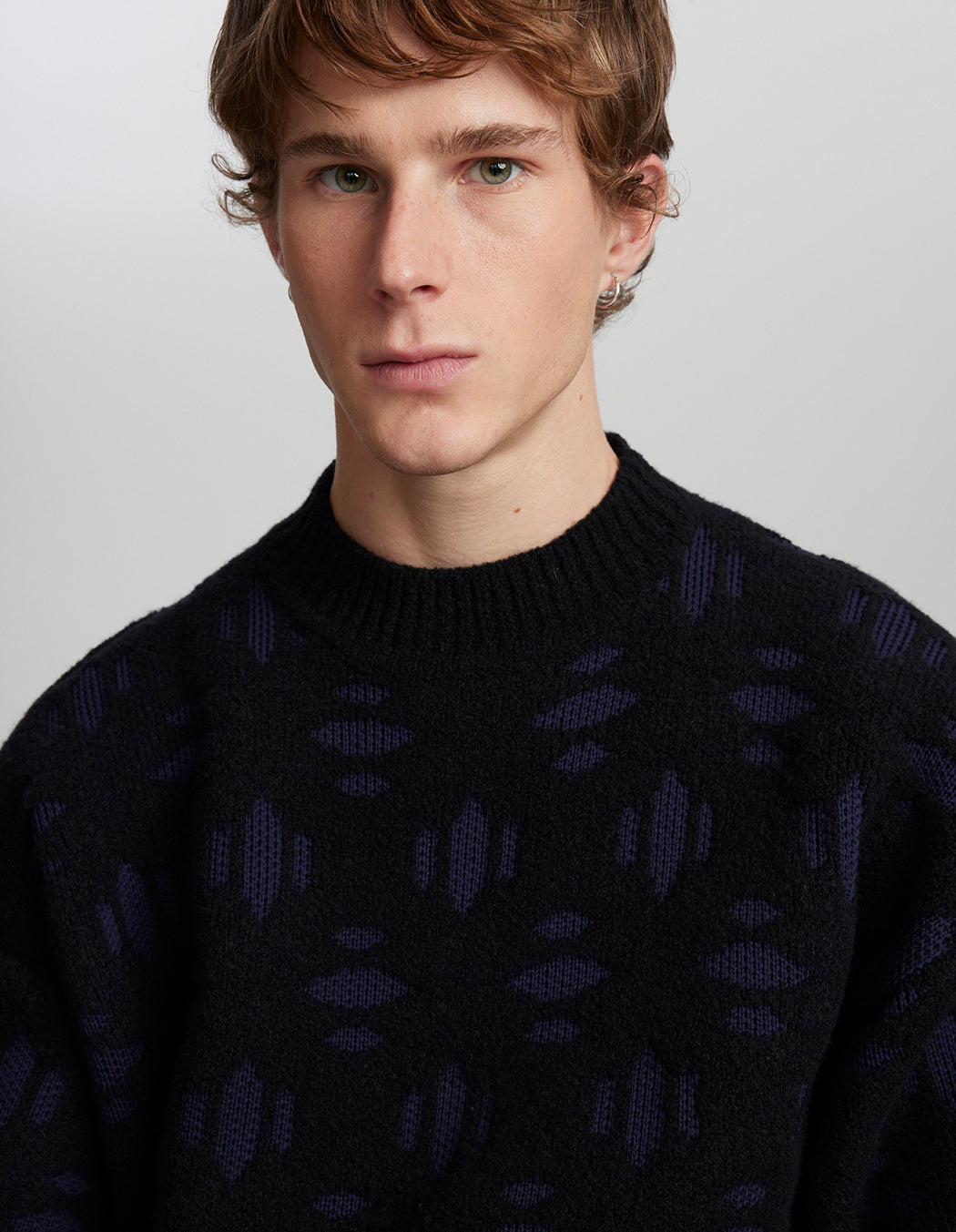 Snowflake Cashmere Crew
