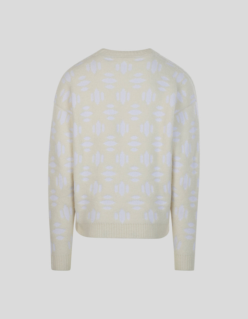 Snowflake Cashmere Crew