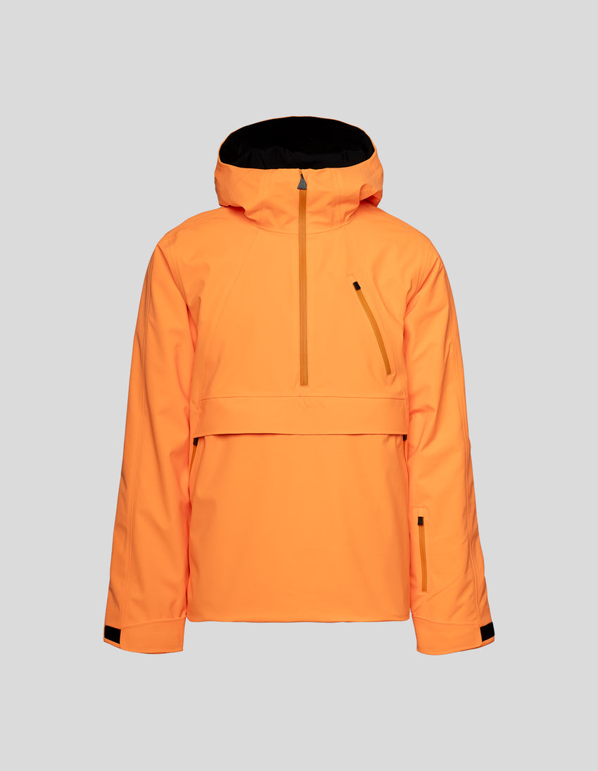 Aztech Mountain Ozone quilted fleece midlayer jacket - Orange