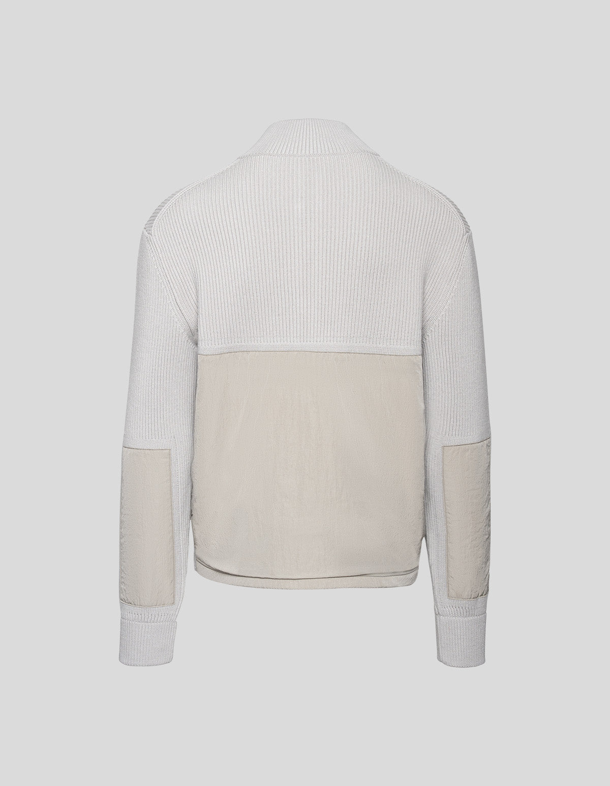 Merino Hybrid Zip Sweater