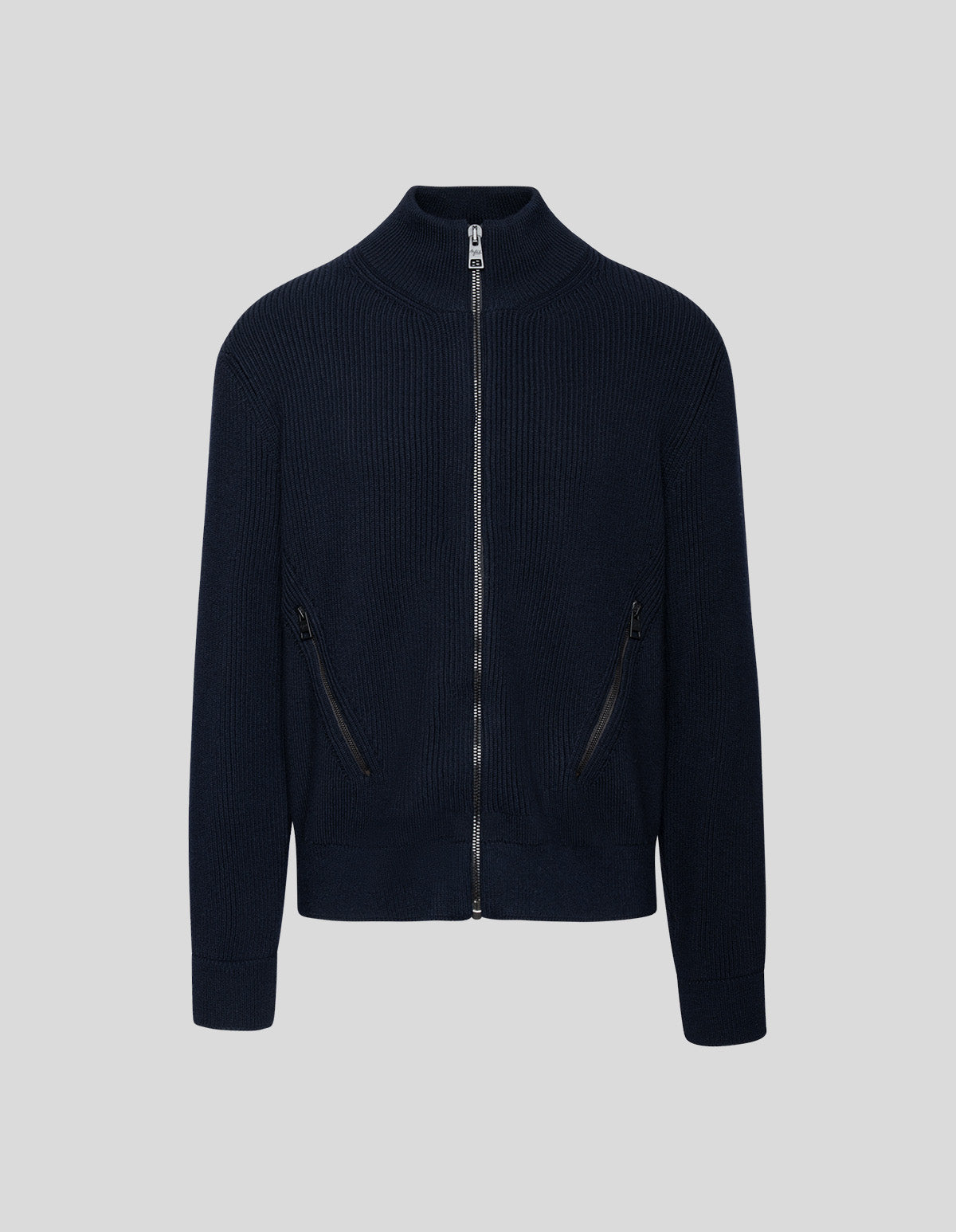 Merino Hybrid Zip Sweater