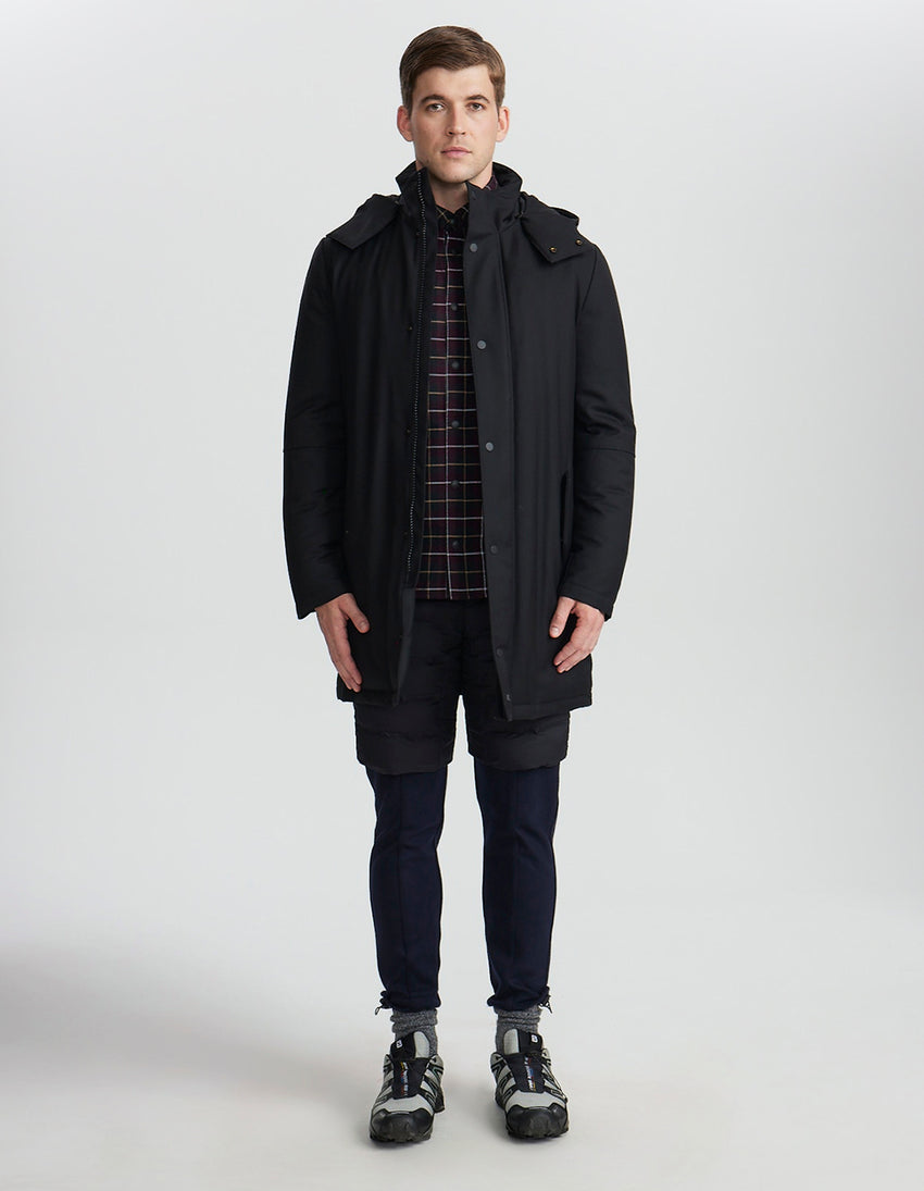 aztech mountain Loro Piana Shadow Mountain Parka sander navy