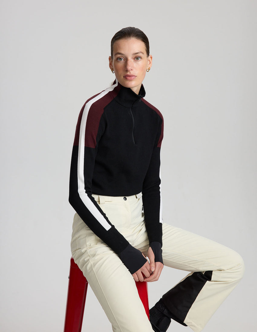 Caroline Mock Neck Pullover