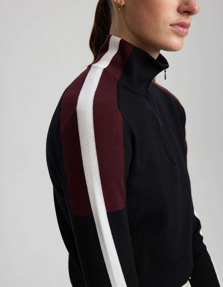 Caroline Mock Neck Pullover