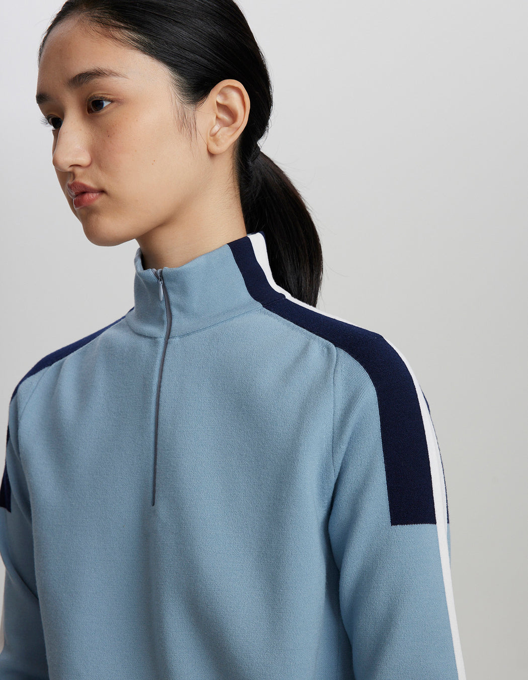 Caroline Mock Neck Pullover