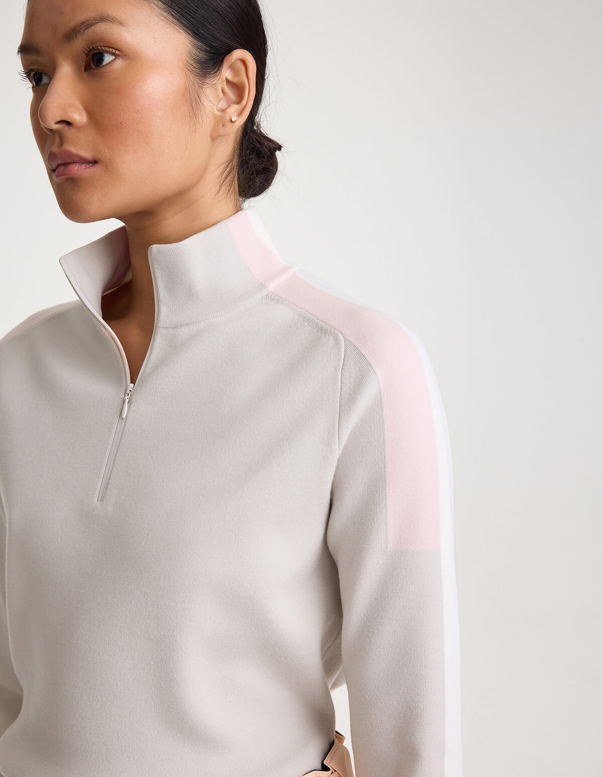 Caroline Mock Neck Pullover