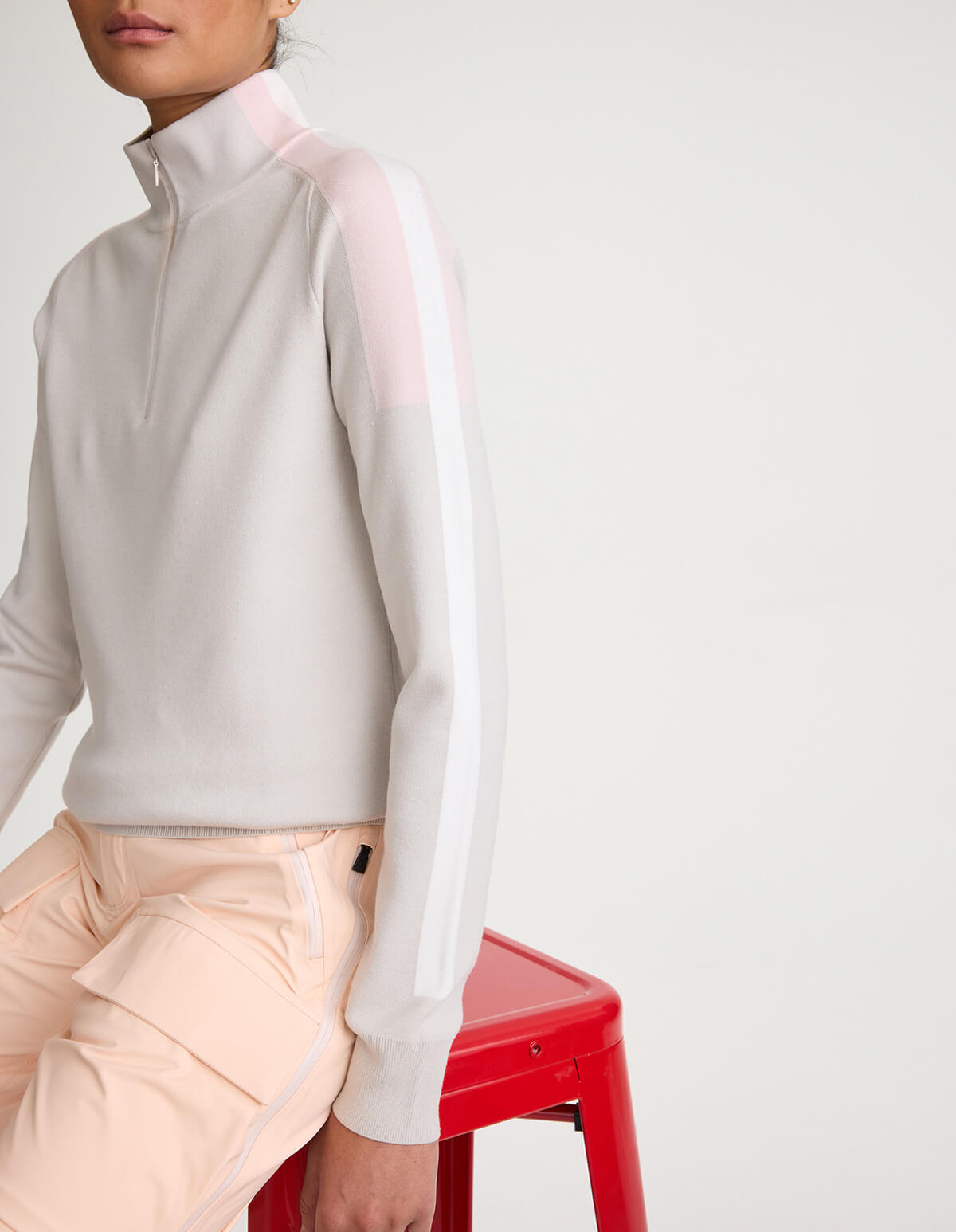 Caroline Mock Neck Pullover