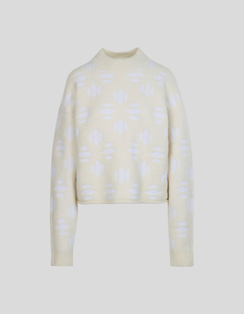 Snowflake Cashmere Sweater