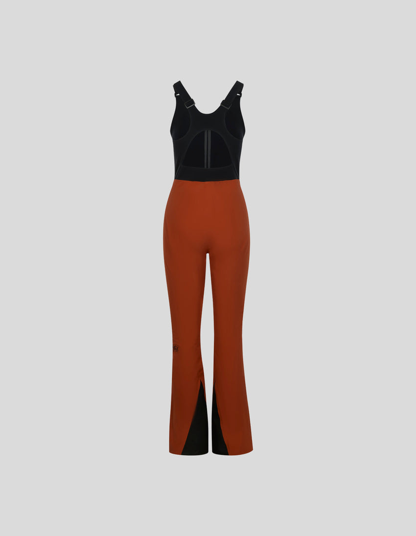 red bib ski pants