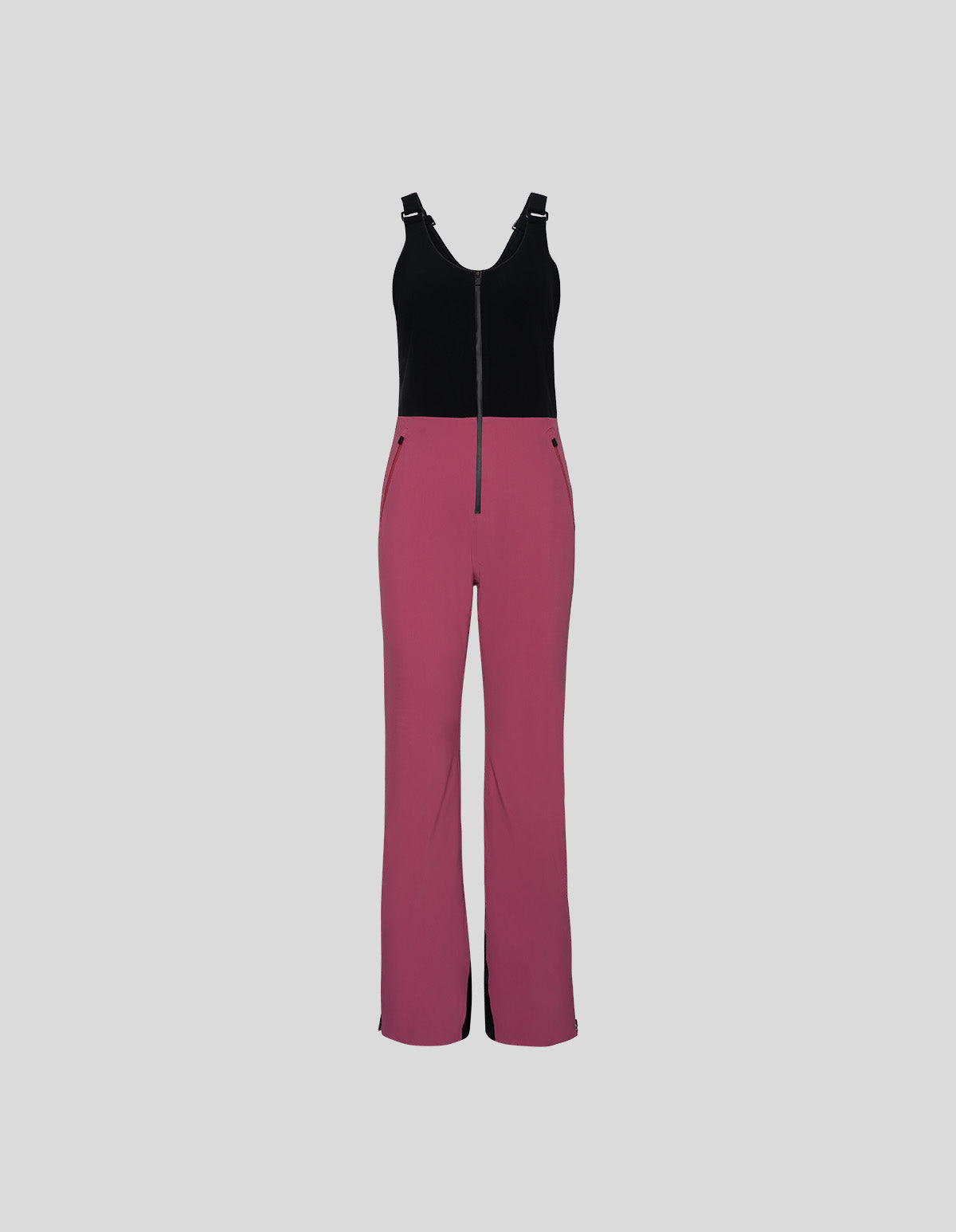 Top To Bottom Bib Pant #Color_Bougainvillea