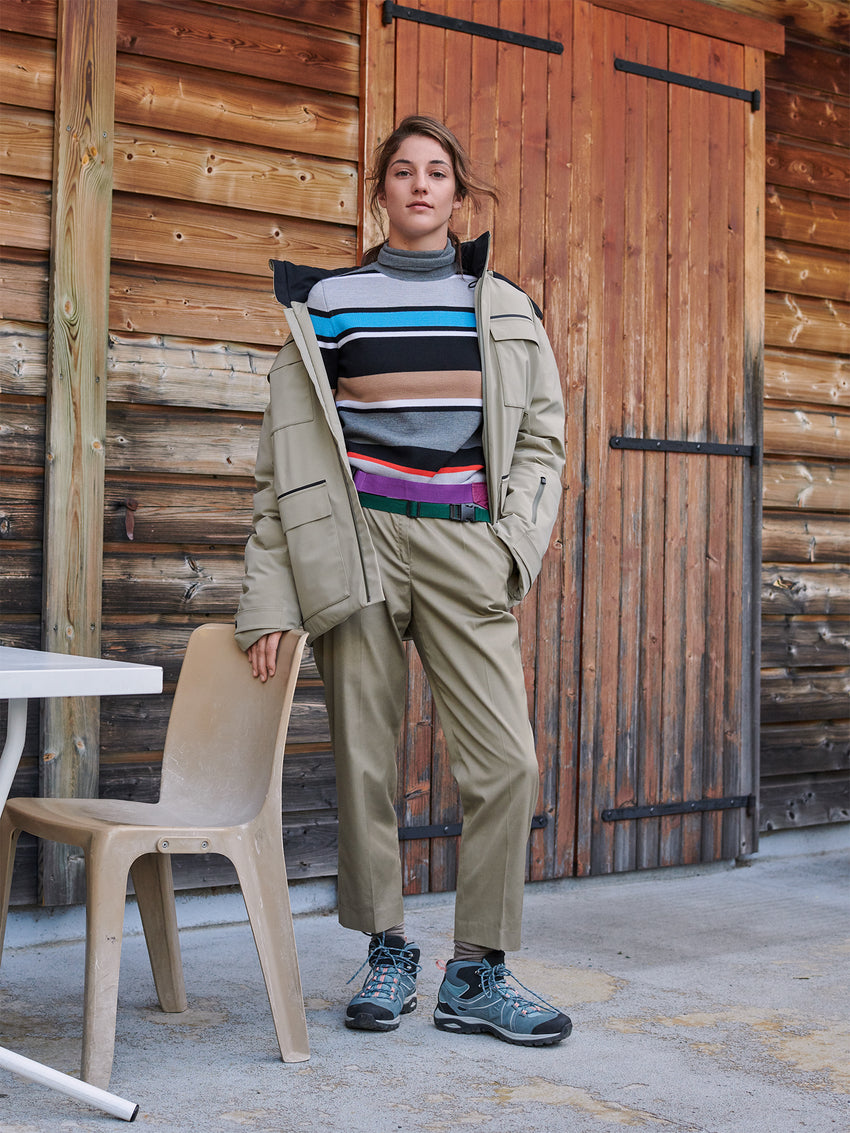 Matterhorn Striped Turtleneck