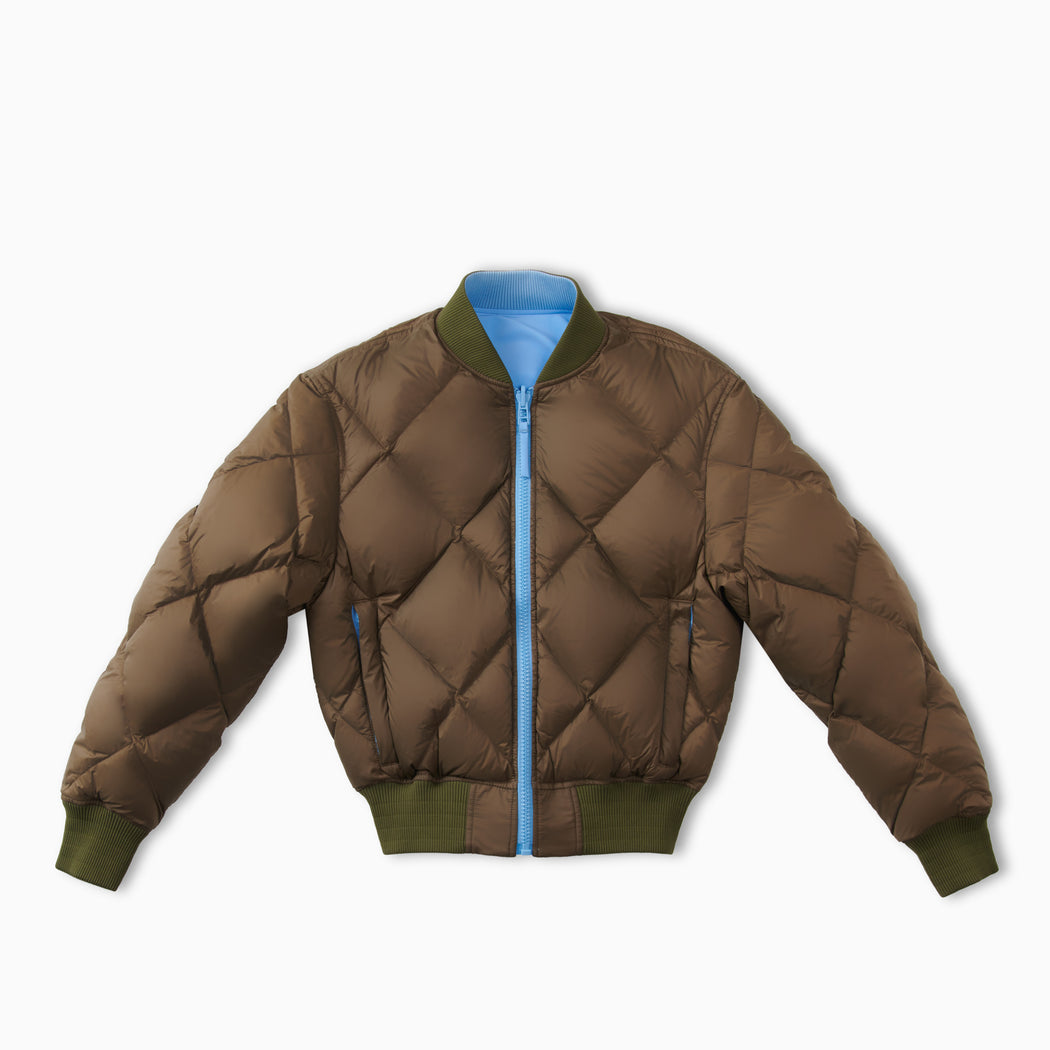 Silver Queen Reversible Bomber