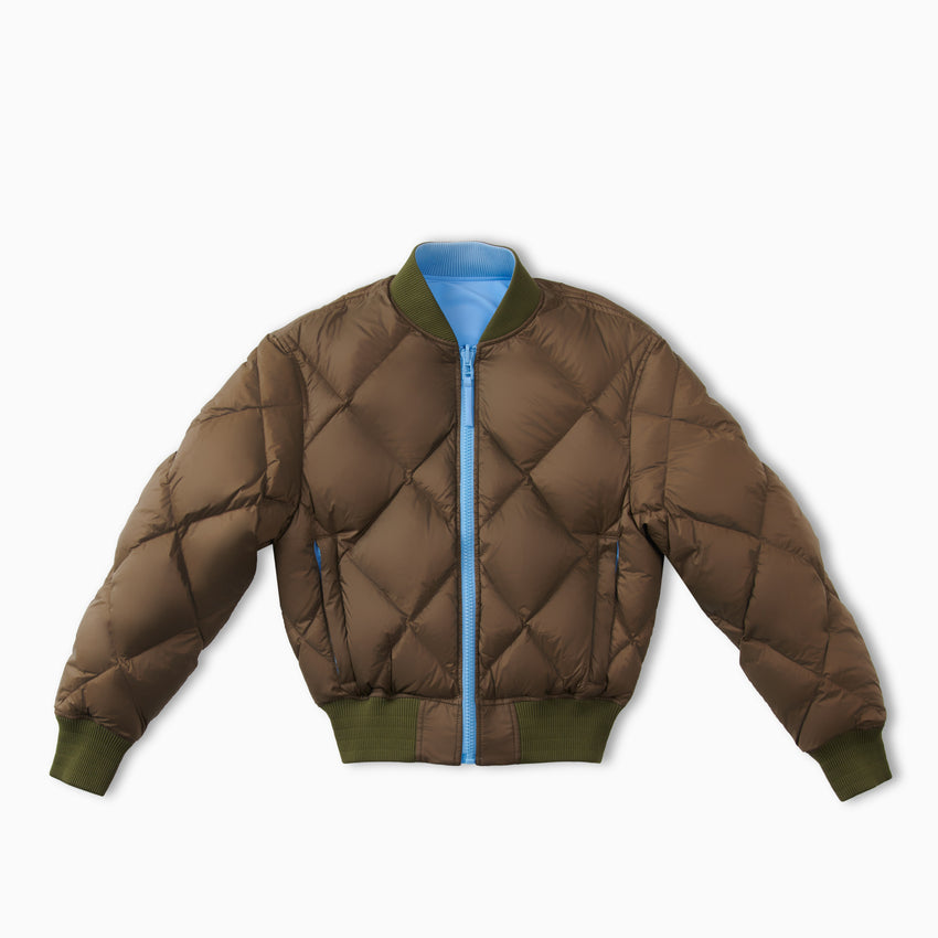 Silver Queen Reversible Bomber