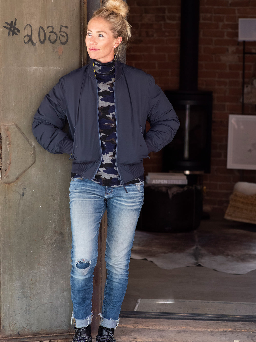 Silver Queen Reversible Bomber