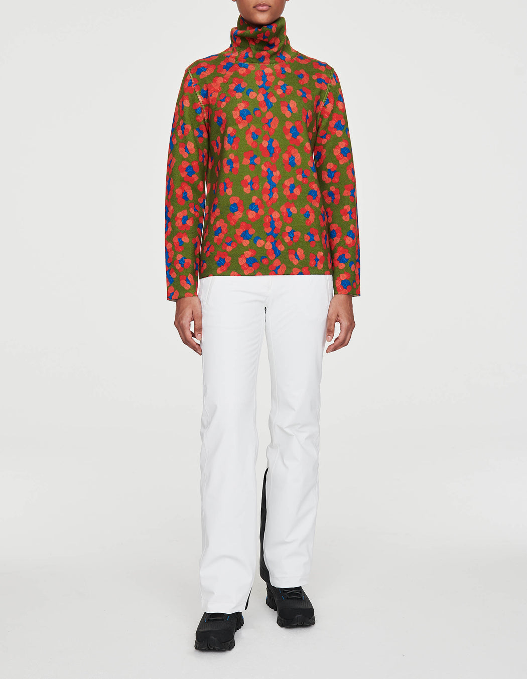 Matterhorn Leopard Turtleneck