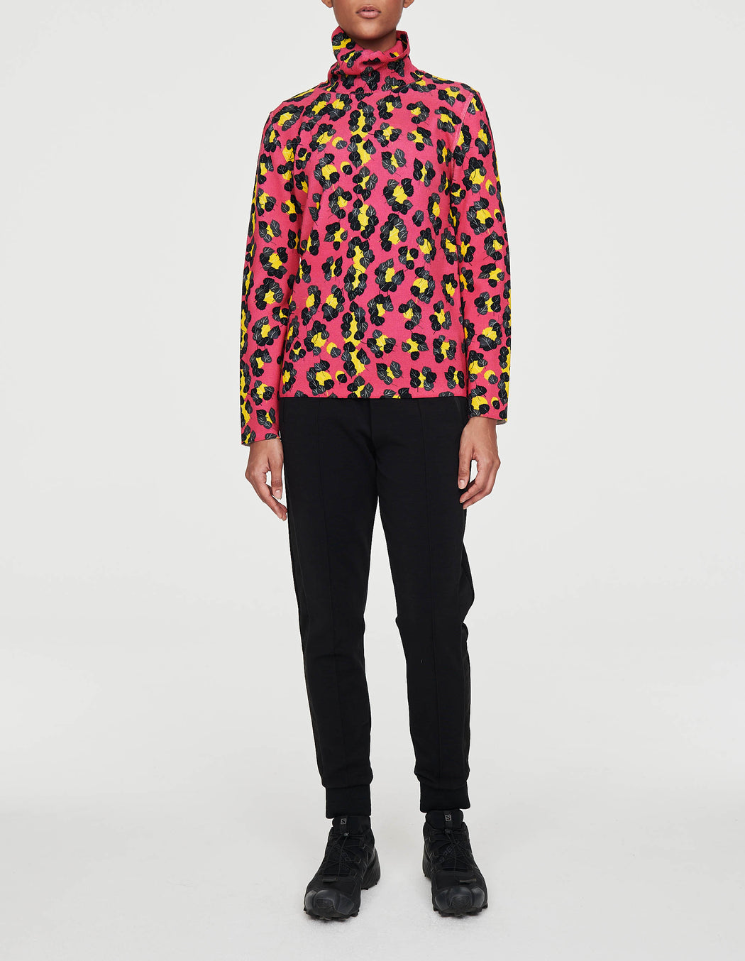 Matterhorn Leopard Turtleneck