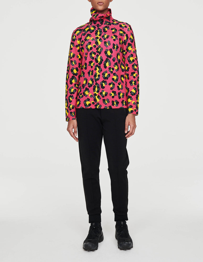 Matterhorn Leopard Turtleneck