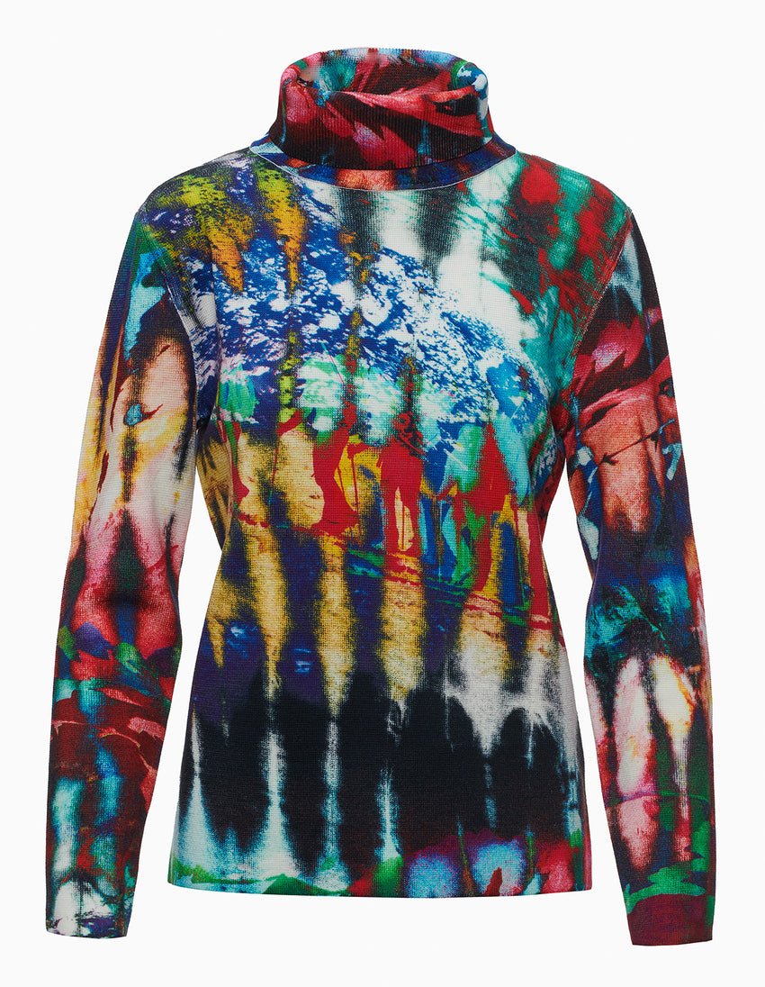 Matterhorn Tie Dye Turtleneck