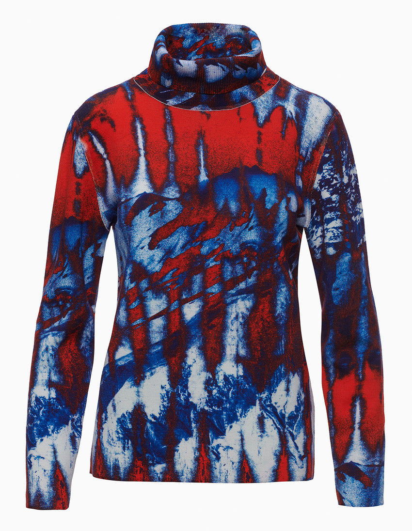 Matterhorn Tie Dye Turtleneck